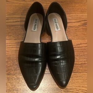 Steve Madden Faux Croc Flats